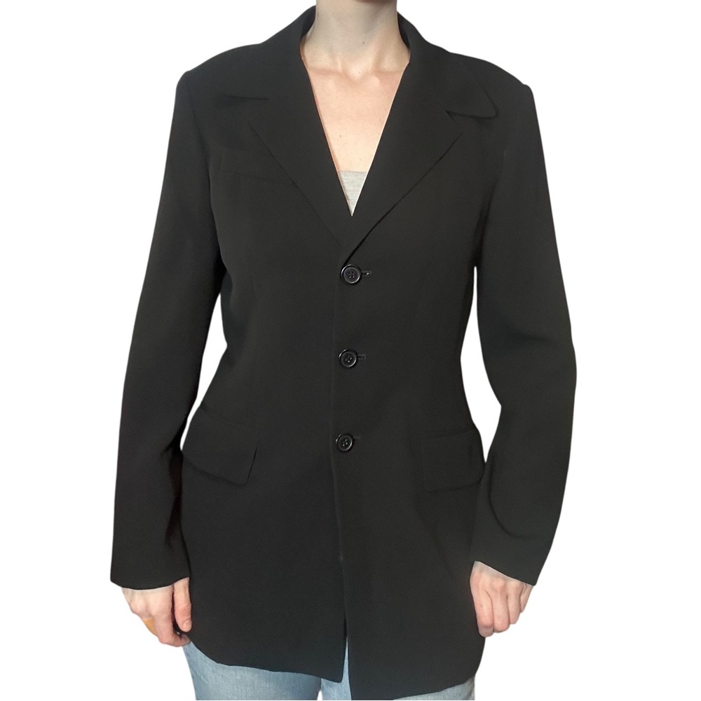 INC International Concepts Classic Black Blazer Size 10